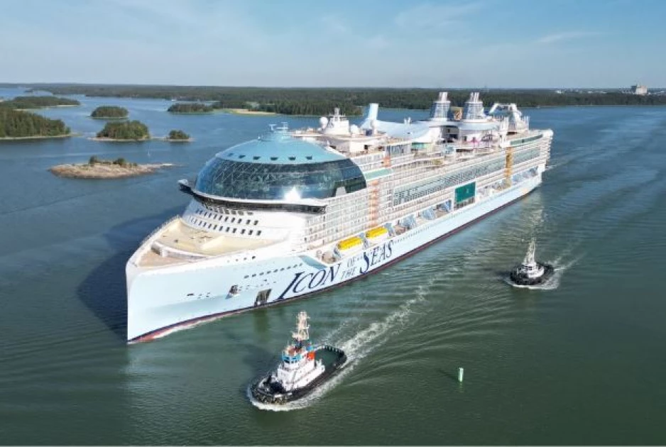 World’s Largest Cruise Ship, Icon of the Seas, Completes Construction and Sets Sail for Sea Trials